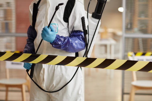 Professional Biohazard Cleanup technician working in Princeville, HI